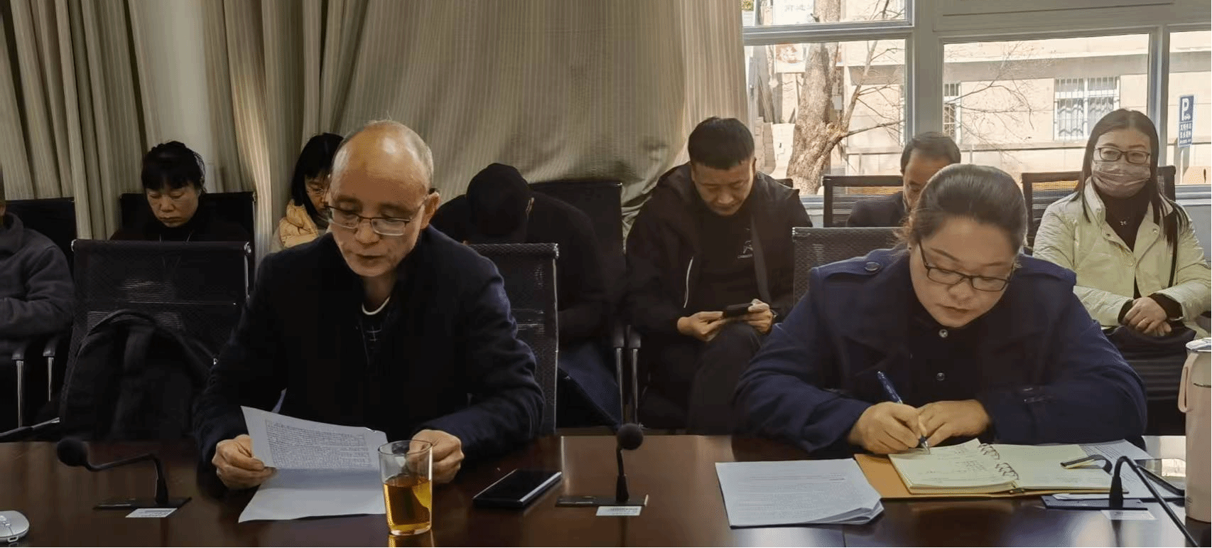 公司开展新学期全体教职工理论学习